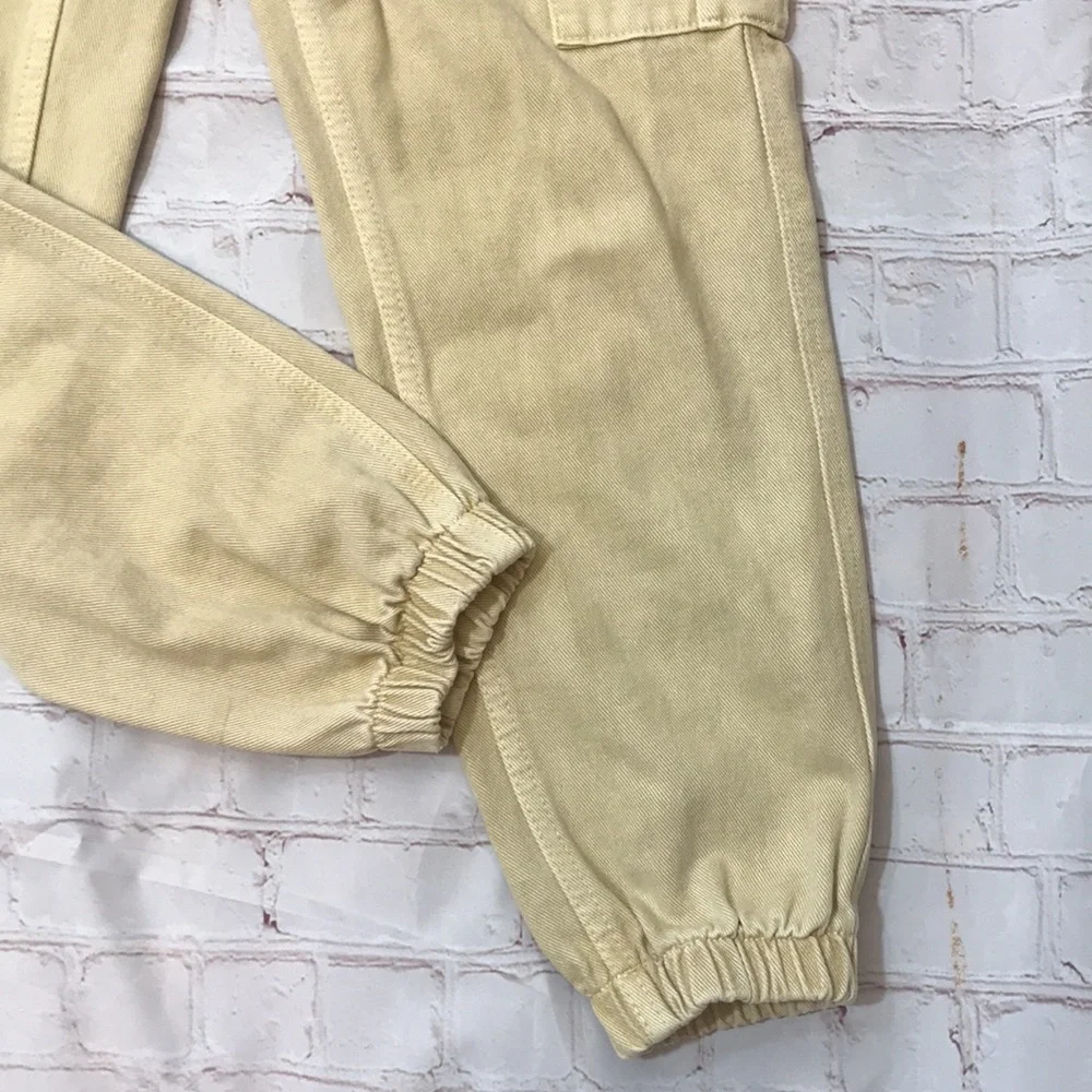 💙PacSun Yellow Tan Cargo Joggers - Picture 3 of 8
